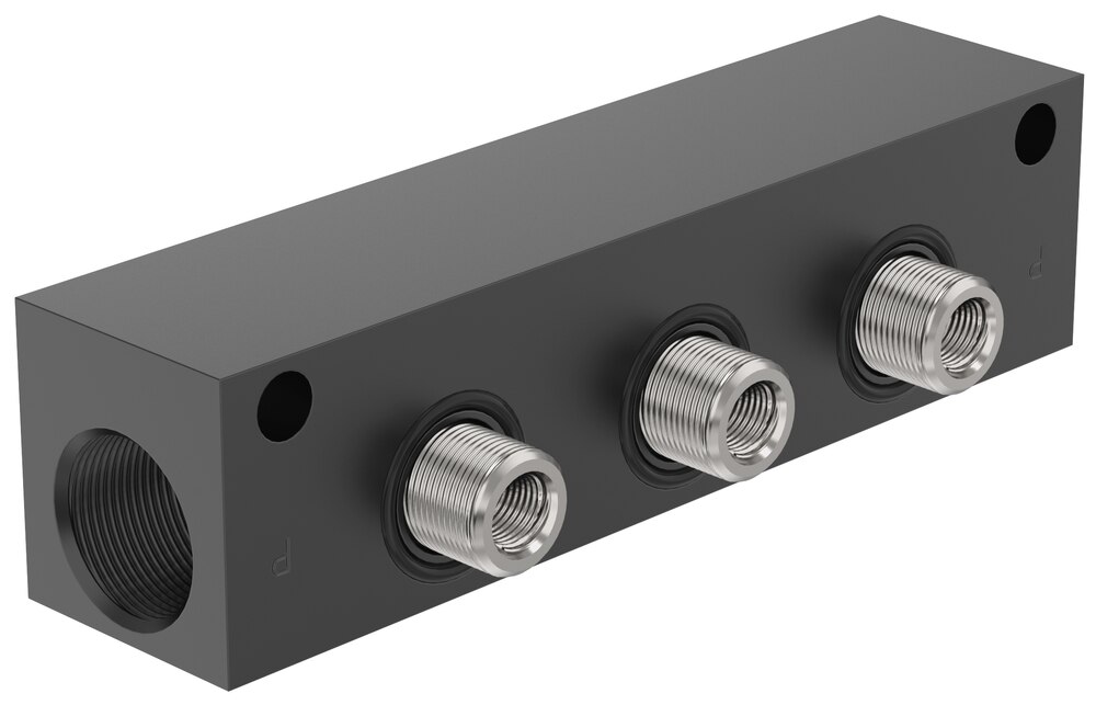 Manifold Burkert Tipo KM00 3 vias — SKU 5717 Manifold Burkert Tipo KM00 3 vias — SKU 5717 - Bürkert - 5717