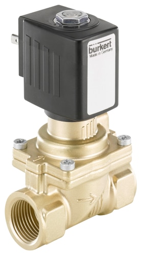 Válvula Solenoide 2/2 Vias Burkert Tipo 6281 Servoassistida - Conexão 3/8" - — SKU - 20024196 - Bürkert - 20024196
