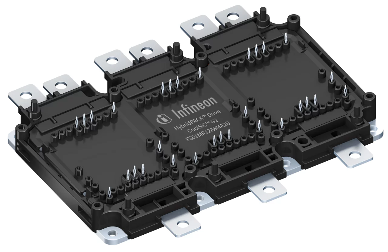 Módulo de Potência Infineon HybridPACK™ Drive G2 - FS01MR12A8MA2B - FS01MR12A8MA2B Infineon
