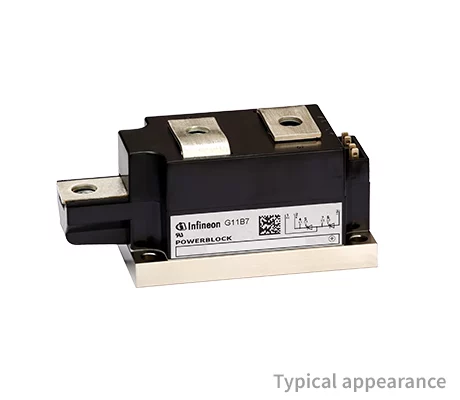 Módulo Tiristor/Diodo 1600V 330A Infineon - TD330N16AOF - TD330N16AOF Infineon
