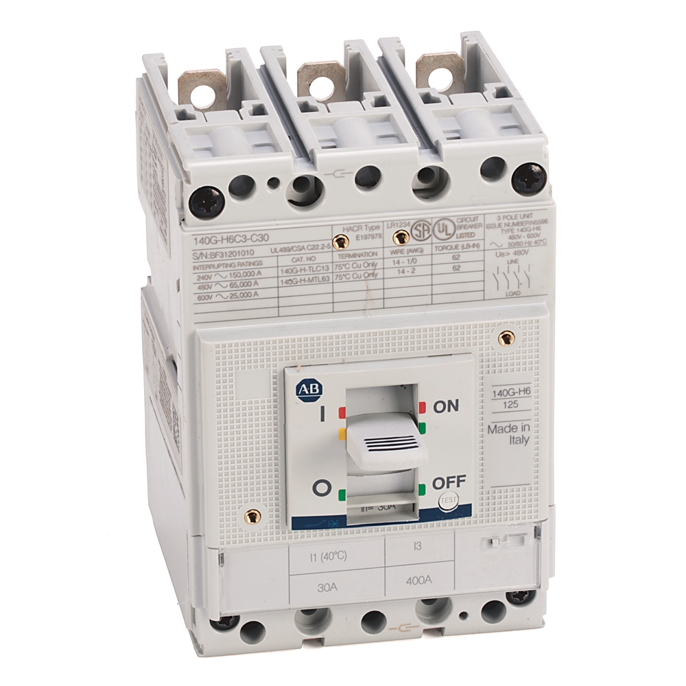 140G-H6C3-C20 Allen-Bradley | Proteção e comando de motores 140G-H6C3-C20 Allen-Bradley | Proteção e comando de motores - Mokka Sensors - 140G-H6C3-C20